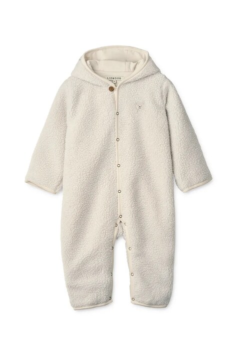 Liewood kombinezon niemowlęcy Briley Baby Jumpsuit kolor biały LW20819