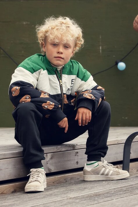 Mini Rodini kurtka bomber dziecięca E.T. kolor czarny 25810100