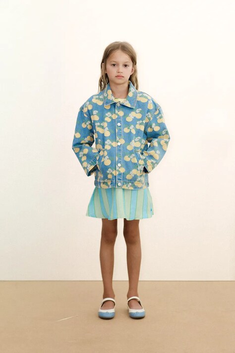 Tinycottons gyerek farmerkabát ORANGES JACKET SS26-360