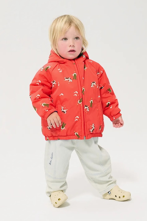 Куртка для немовлят Bobo Choses Farm Adventure колір червоний B126AB104