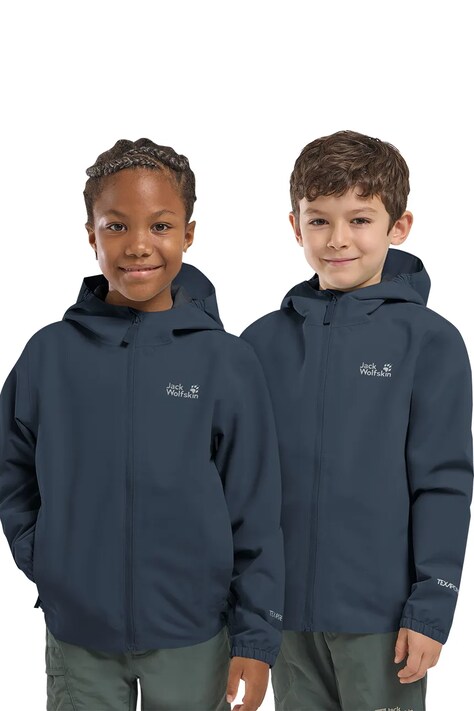 Jack Wolfskin kurtka przejściowa dziecięca FLAZE JACKET K granatowa 1609263