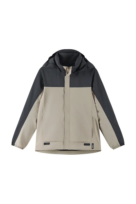 Reima kurtka przeciwdeszczowa dziecięca Salmi beżowa 5100432A