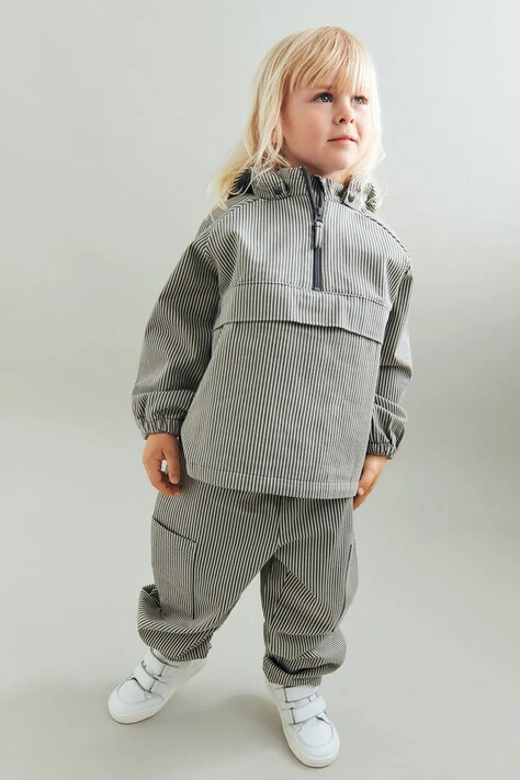 Wheat anorak dziecięcy bawełniany zielony 7270-901