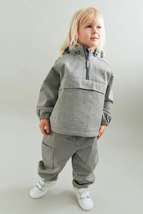 Wheat anorak dziecięcy bawełniany zielony 7270-901