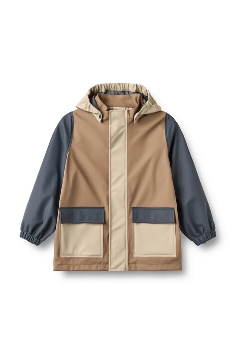Wheat kurtka przeciwdeszczowa dziecięca beżowa 7360-970R GRS