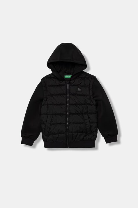 United Colors of Benetton bunda detská čierna 2KL9CN071