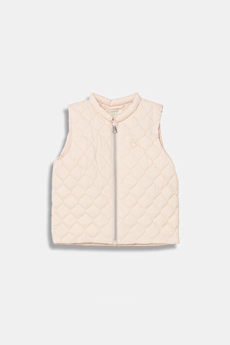 United Colors of Benetton bezrękawnik niemowlęcy beżowy 2WU0AJ006