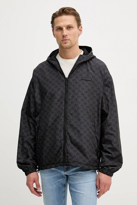 Двусторонняя куртка Karl Lagerfeld цвет чёрный демисезонная 561527.505002