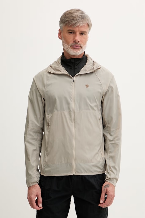 Fjallraven kurtka przeciwdeszczowa męska Keb Lätt zielona F12500191