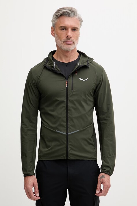 Salewa kurtka sportowa męska PEDROC WIND zielona 00.0000029284