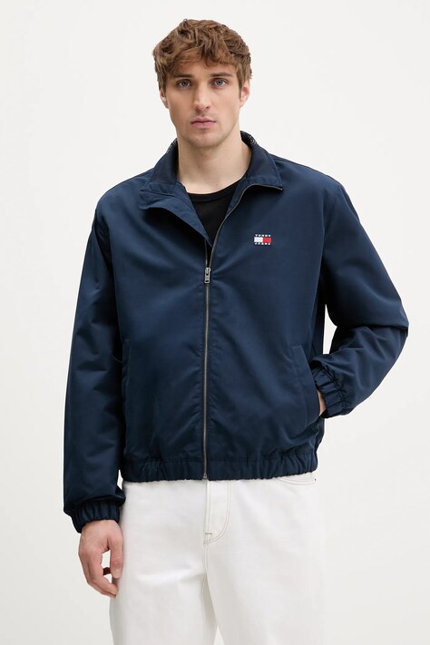 Tommy Jeans kurtka kolor granatowy przejściowa DM0DM22720