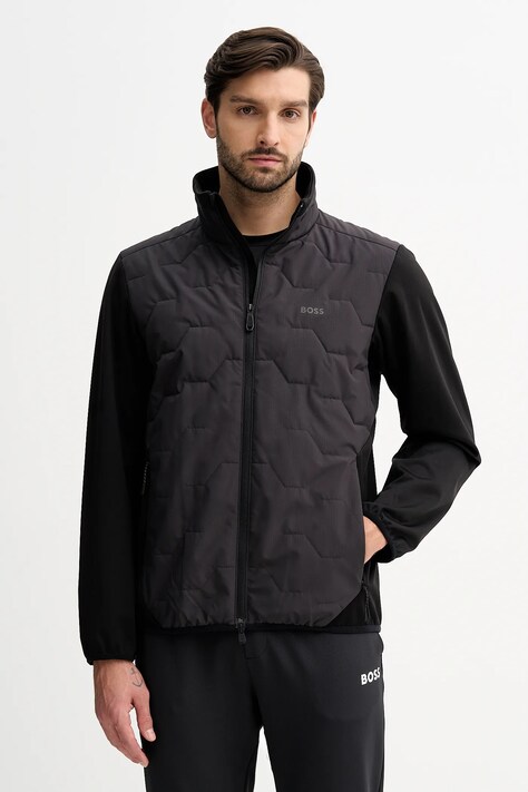 BOSS Green kurtka kolor czarny przejściowa 50551104