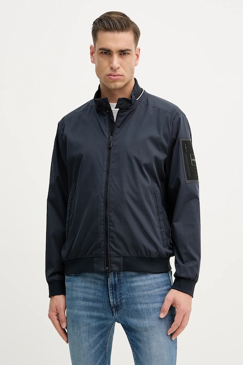 BOSS Green kurtka OW_Join JT kolor granatowy przejściowa 50556129