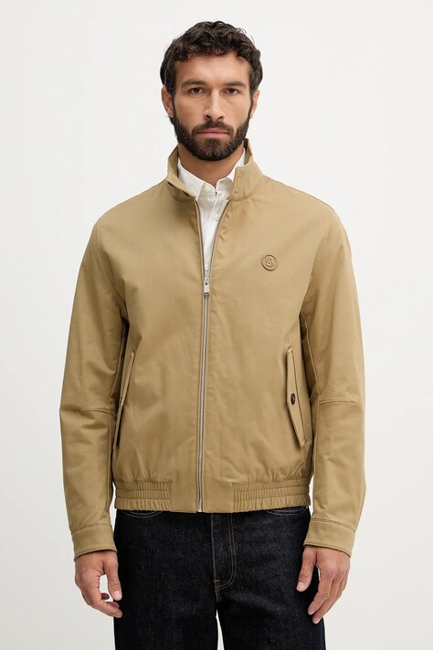 BOSS kurtka  H-Coiner-261 kolor brązowy przejściowa 50560144