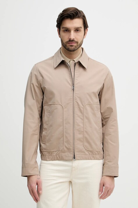 Tommy Hilfiger kurtka kolor beżowy przejściowa MW0MW41864