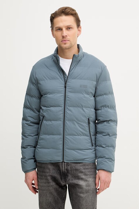 Guess kurtka kolor niebieski przejściowa M6RL0I WJ242