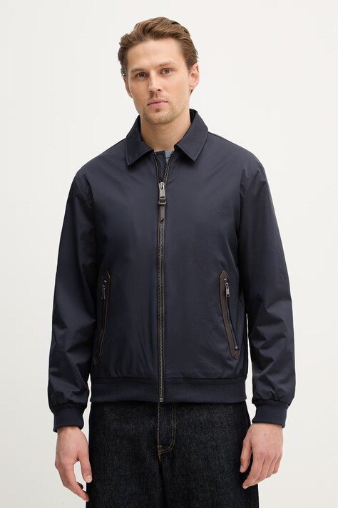 Μπουφάν Guess χρώμα: ναυτικό μπλε, M6RL0W WL952