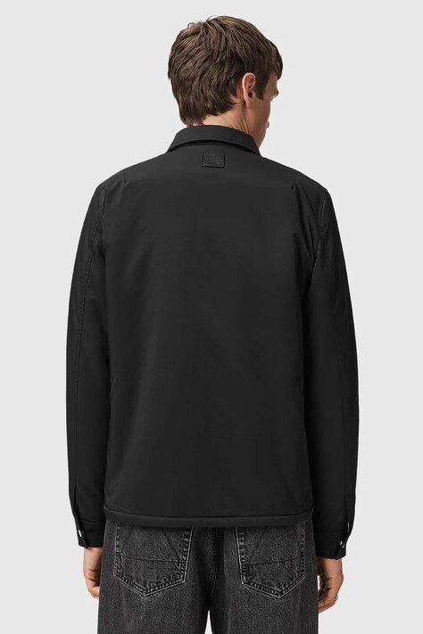 AllSaints kurtka kolor czarny przejściowa M041OD