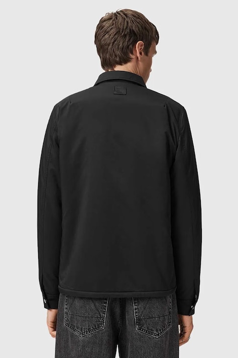 AllSaints kurtka kolor czarny przejściowa M041OD