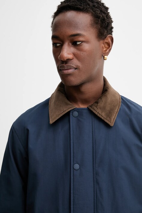 Marc O'Polo kurtka kolor granatowy przejściowa 5000007604