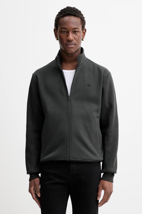 G-Star bluza Track męska kolor szary gładka D24553-C235