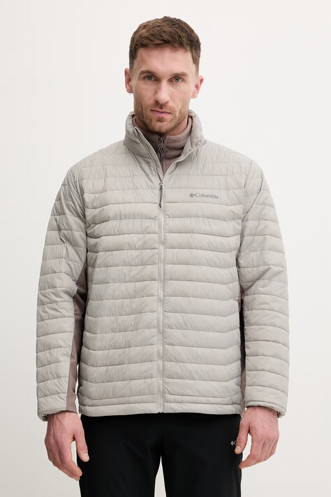 Columbia kurtka Powder Pass kolor szary 2134141