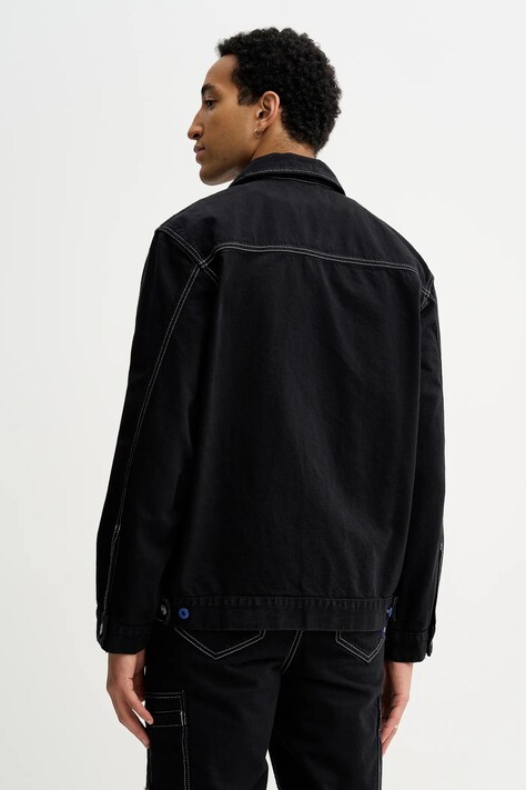 Джинсова куртка Karl Lagerfeld Jeans — SS26-KUM04Z, чорний — фото 3