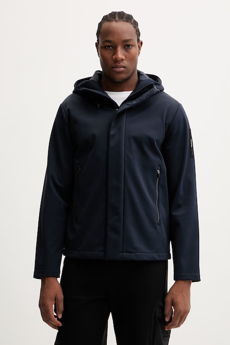 EA7 Emporio Armani kurtka kolor granatowy przejściowa AF13891.7M002476