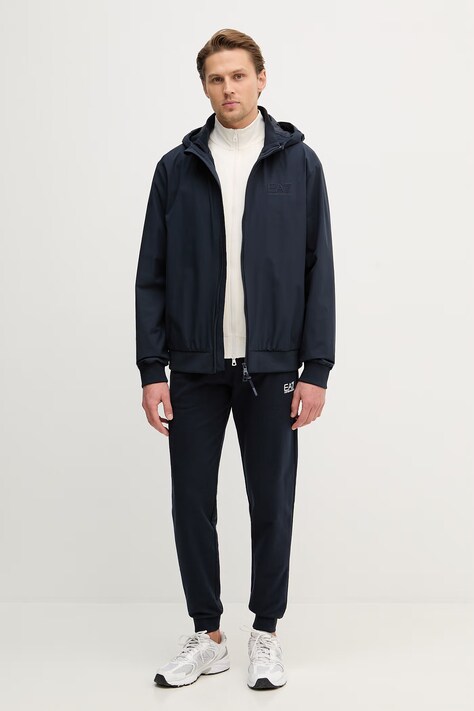 EA7 Emporio Armani kurtka kolor granatowy przejściowa AF21228.7M002279