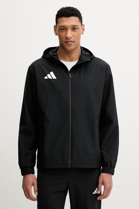Куртка для тренировок adidas Performance Entrada26 цвет чёрный демисезонная oversize JZ9101