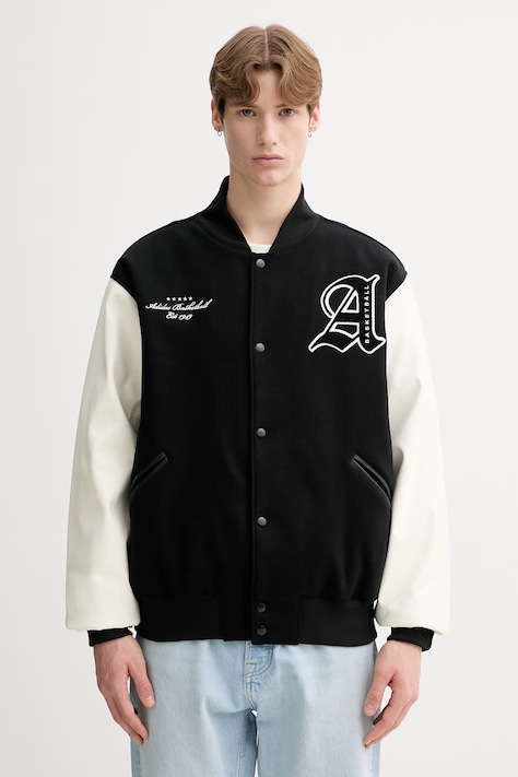 adidas Originals kurtka bomber Varisty kolor czarny przejściowa KA9352