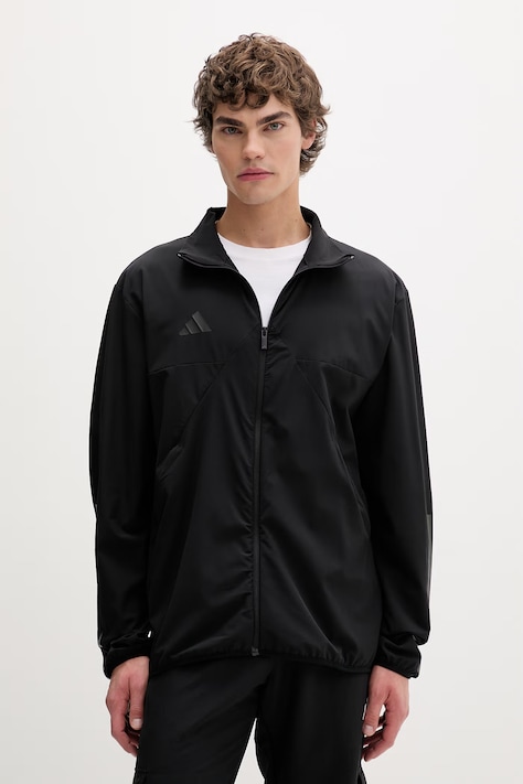 adidas kurtka House of Tiro kolor czarny przejściowa oversize KB1631