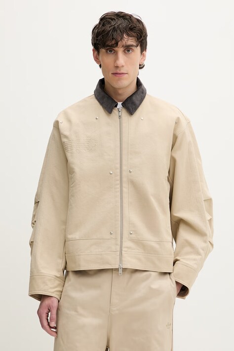 adidas Originals kurtka męska bawełniana beżowa KD0584