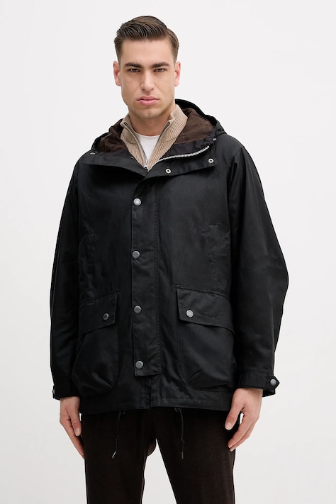 Barbour kurtka bawełniana kolor czarny MWX2525