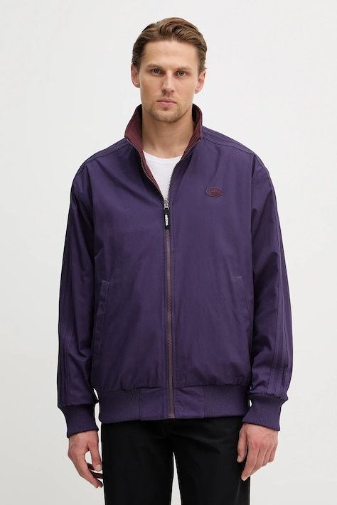 adidas Originals kurtka dwustronna Firebird kolor fioletowy przejściowa KS6844