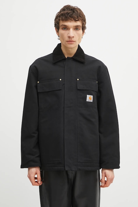Carhartt WIP kurtka bawełniana OG Arctic Coat kolor czarny przejściowa I036239.0