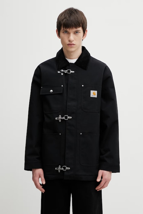 Carhartt WIP jacket Adair Coat black color I035969.00EXX