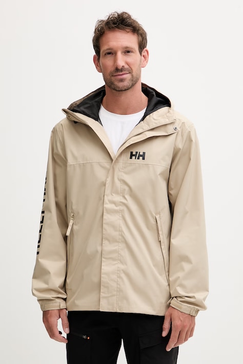 Helly Hansen kurtka trekkingowa męska ERVIK beżowa 64032