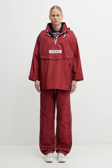 Jakna Napapijri Napapijri x Martine Rose bordo barva, NP0A4FI2R1E1