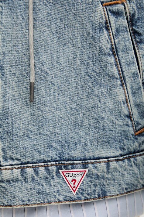 Guess Jeans куртка чоловіча джинсова — фото 5