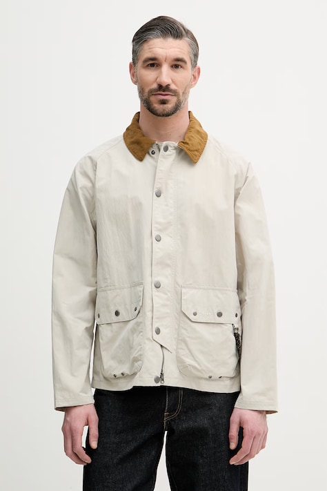 Barbour krótka kurtka męska beżowa MCA1108