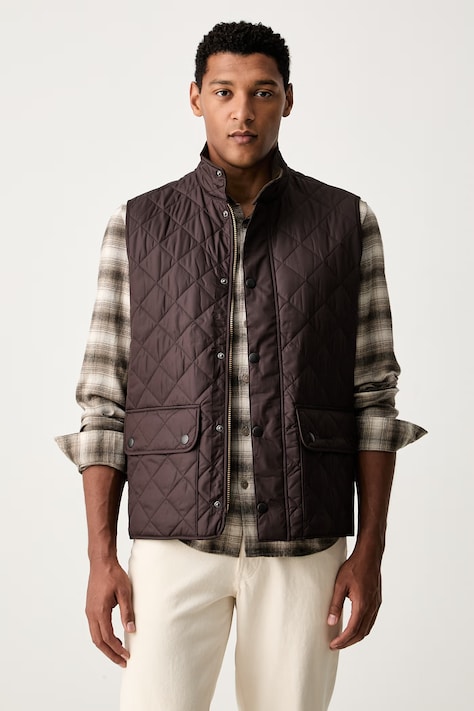 Barbour bezrękawnik męski brązowy MGI0245