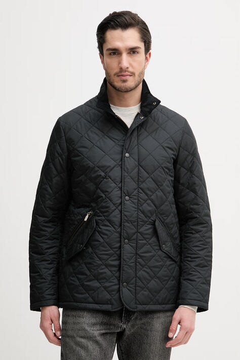 Barbour kurtka Chelsea kolor granatowy przejściowa MQU0006