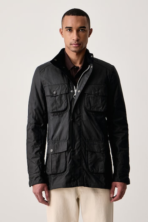 Barbour Geacă de tranziție pentru bărbați din cerut Corbridge bleumarin MWX0340
