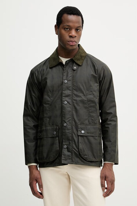 Barbour kurtka bawełniana kolor zielony przejściowa MWX2546