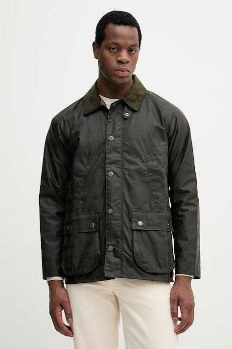 Barbour kurtka bawełniana kolor zielony przejściowa MWX2546