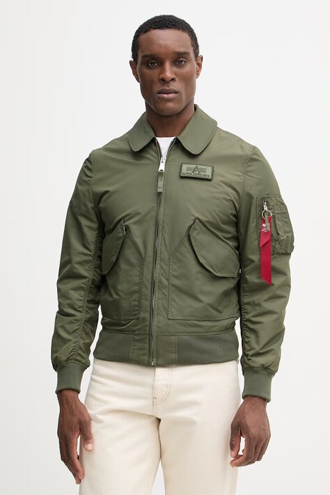 Alpha Industries kurtka CWU-36/P TT Light kolor zielony przejściowa 266101