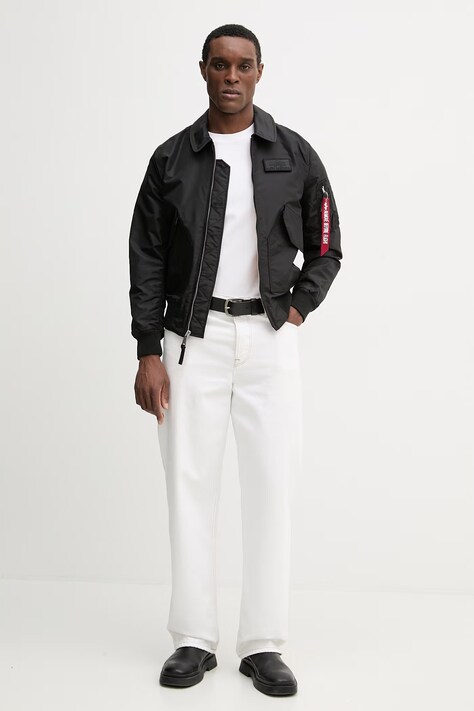 Alpha Industries kurtka CWU-36/P TT Light kolor czarny przejściowa 266101