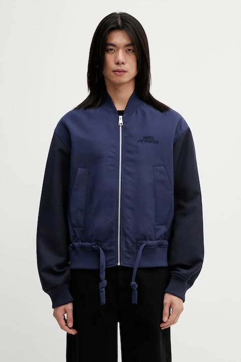 Axel Arigato kurtka bomber Archer Bomber Jacket kolor granatowy przejściowa oversize A3764004