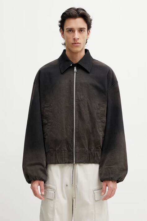 Axel Arigato Ellis Washed Jacket kurtka przejściowa z bawełną męska brązowa A3755001